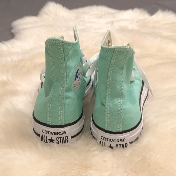 CONVERSE All-Star Mint Green Hi Top - Picture 4 of 11